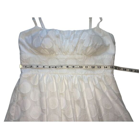 B. Smart white cotton fit and flare sundress - 12 - Picture 8 of 8
